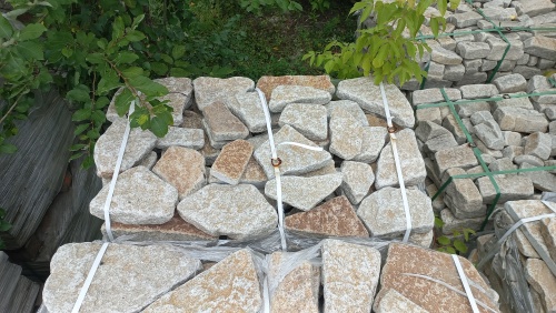 Гранитный плитняк галтованный для парковки купить в Чувашской Республике