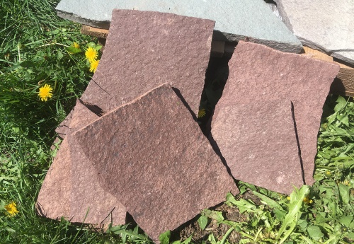 Плитняк лемезит бордовый для цоколя 1,5-2 см купить в Чувашской Республике