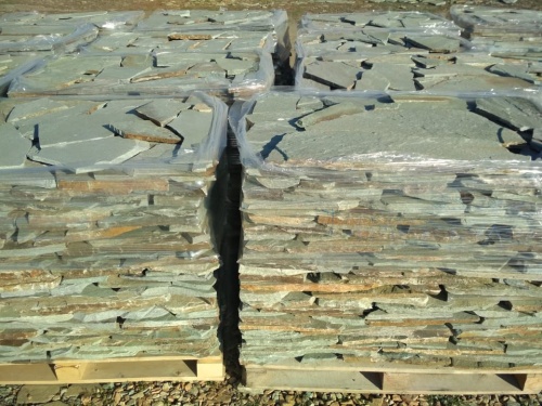 Плитняк златолит зелёный для цоколя, отмостки купить в Чувашской Республике