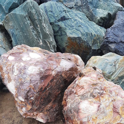 Ландшафтные глыбы красно-фиолетовые 200-1000 килограмм купить в Чувашской Республике