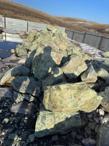 Камни для ландшафтного дизайна зелёные 10-60 килограмм купить в Чувашской Республике