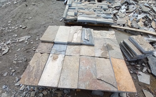 Плитка пилёная златолит Уральский для цоколя, отмостки купить в Чувашской Республике