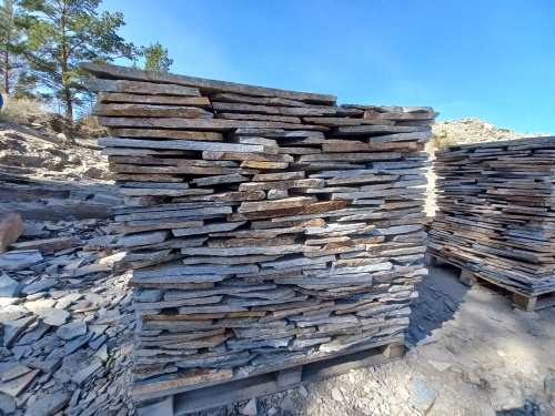 Плитняк златолит серебристый для фасада купить в Чувашской Республике