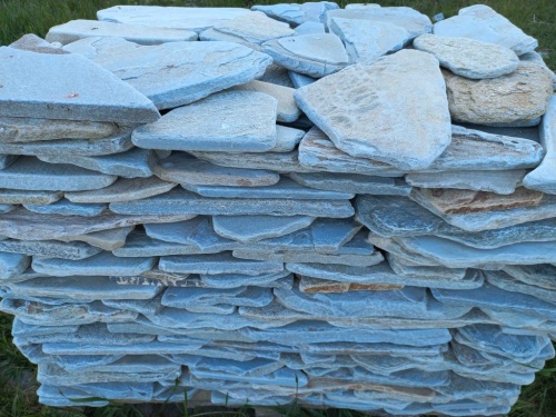 Плитняк златолит зелёный галтованный для цоколя купить в Чувашской Республике