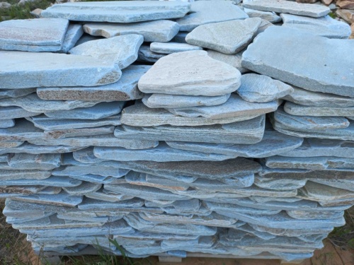 Плитняк златолит зелёный галтованный для цоколя купить в Чувашской Республике