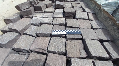 Лемезит колотая брусчатка 10 * 10 см. для парковки купить в Чувашской Республике